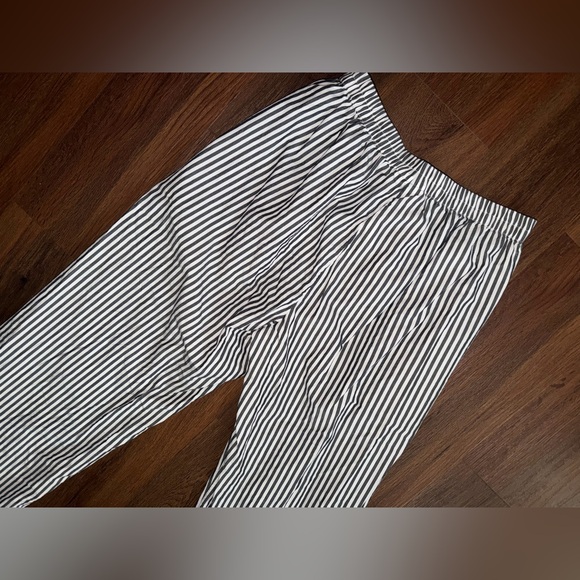 NWOT Sleeper Cotton-Poplin Set navy white $328 stripes bow front spring Casual - Picture 12 of 16